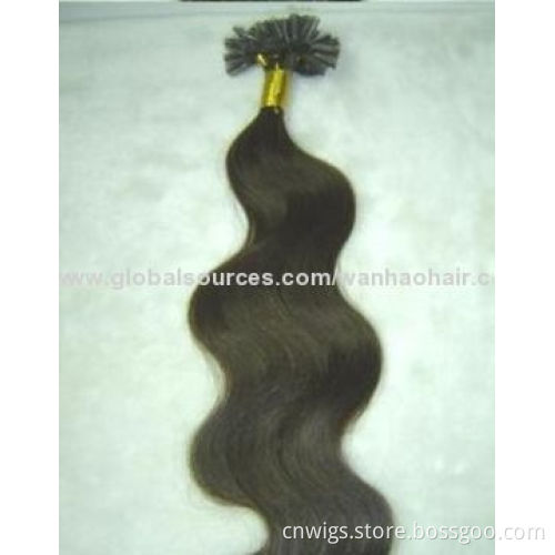 Prebonded Italian Keratin U-tip Remy Human Hair Extensions